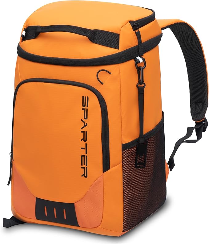 SPARTER Backpack Cooler Insulated Leak Proof 33/49 Cans, 2 Insulated Compartments Thermal Bag