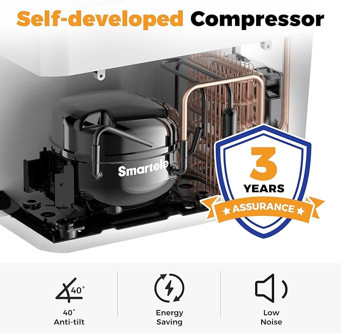 Setpower Car Refrigerator 50 Hours Backup Cooling 27 Quart 12 volt Fridge Portable Car Freezer 12V