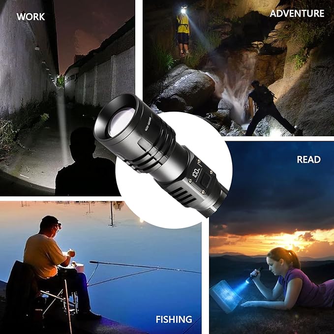 Rechargeable LED Flashlights 10000.00 High Lumens,?Ÿ�?ŸŽ?Ÿ�?Ÿ“ ?��?�ž?�° High Powered Waterproof