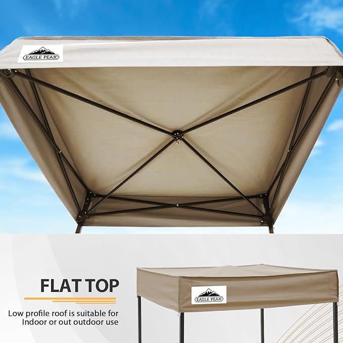EAGLE PEAK Flex Compact 4x4 Pop-up Canopy Changing Room, Portable Privacy Dressing Room for Indoor