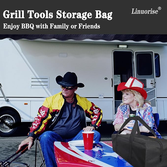 BBQ Tools Storage Bag, Grill Accessory Storage, Grilling Tools Storage, Tools Storage for Grill
