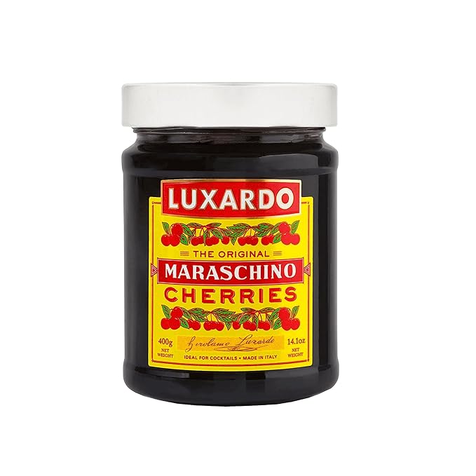Luxardo Gourmet Cocktail Maraschino Cherries | for Old Fashioned, Manhattan and Desserts | Packed