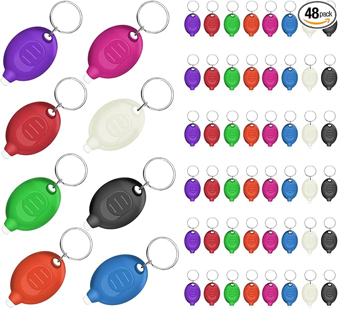 Mini LED Keychain Flashlights Ultra Bright and Compact Portable Keychain Flashlight, Small