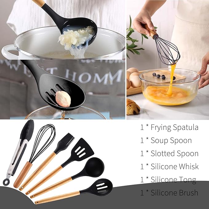 Silicone Camping Cooking Set Car Camping Essentials Cooking Kitchen Set, RV Camping Cookware Must