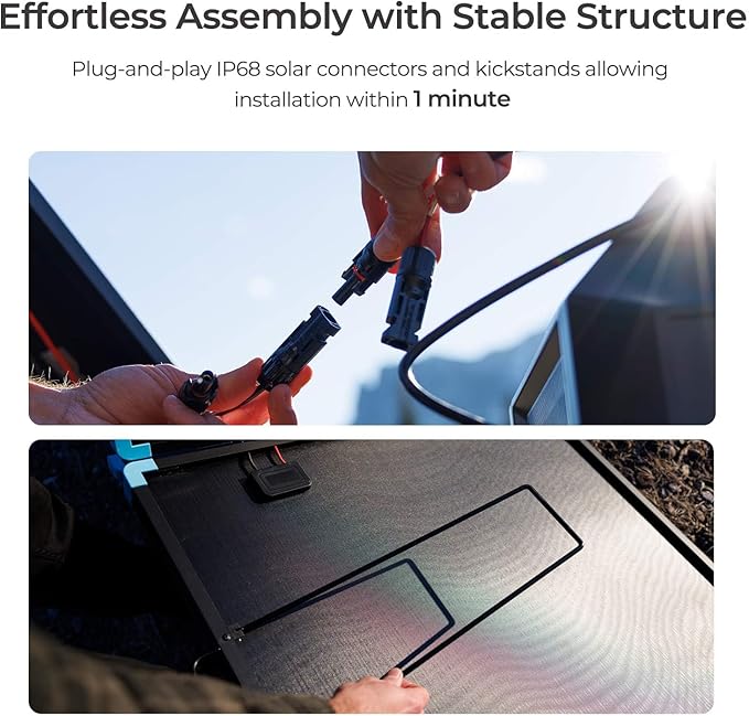 Renogy 400W Portable Solar Panel Suitcase, 23% High Efficiency Foldable Solar Charger for Power