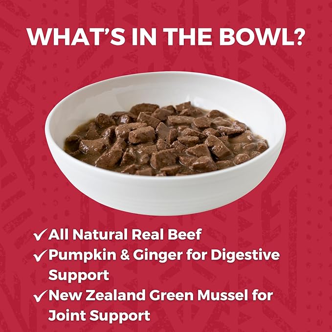 KOHA Minimal Ingredient Beef Stew for Dogs, High Protein Limited Ingredient Dog Food, 12.7oz Cans