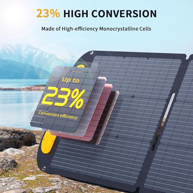 VTOMAN Jump 600X Portable Power Station with 110W Solar Panel, 600W/299Wh LiFePO4 Battery Solar