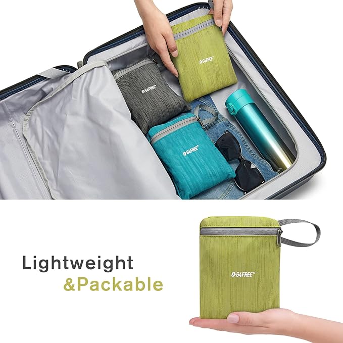 G4Free 10L/15L Hiking Backpack Lightweight Packable Hiking Daypack Small Travel Outdoor Foldable