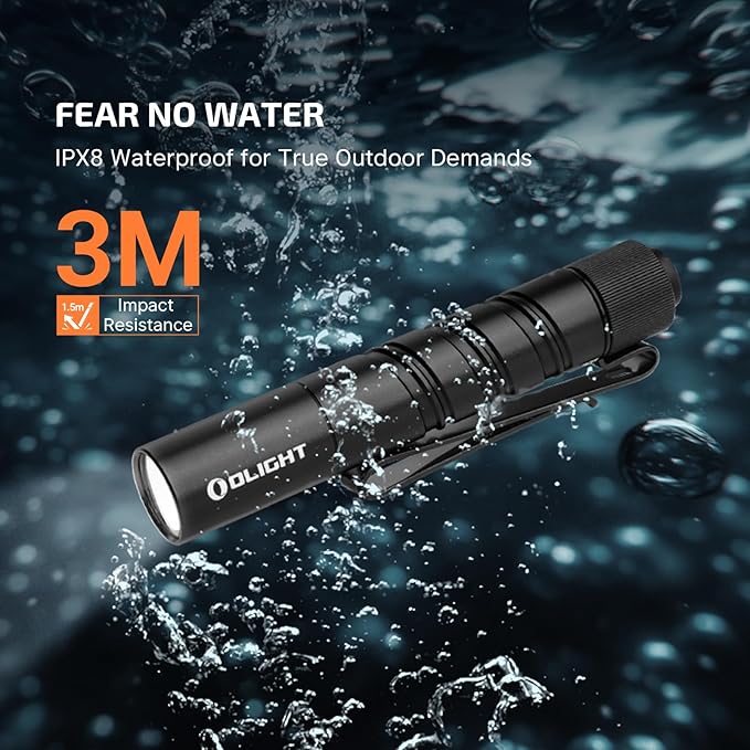 OLIGHT I3T 2 EOS Pocket EDC Flashlight, 200 Lumens Compact Bright Handheld Flash Lights