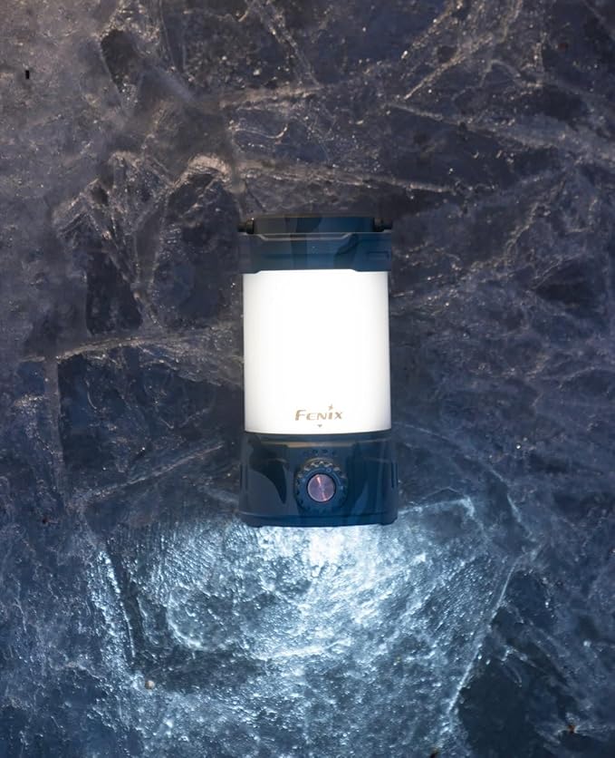 Fenix CL26R Pro Camping Lantern, Grey Camo, 650 lumens Bright, USB-C Rechargeable , Compact and