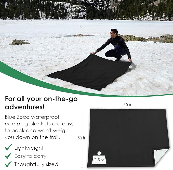 Beach Blanket Waterproof Sandproof Waterproof Blanket for Camping, Hiking, Outdoor Sporting Events