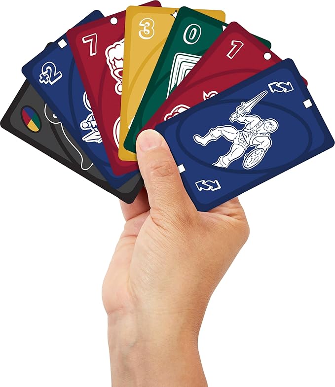 Mattel Games UNO Mattel 80th Ruby Red Card Game for Kids, Adults & Family Nights, Game Nights