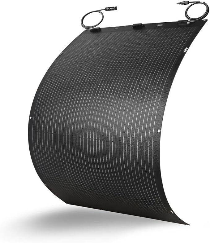 Greenmagic 200W 20V Flexible Solar Panel Ultra Thin Ultra Lightweight Off-Grid Charger for Marine