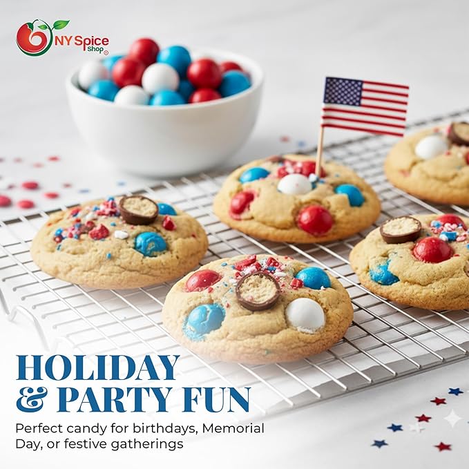 NY Spice Shop American Chocolate Malt Balls Party Decorations - 8 Ounce Malted Milk Balls Candy