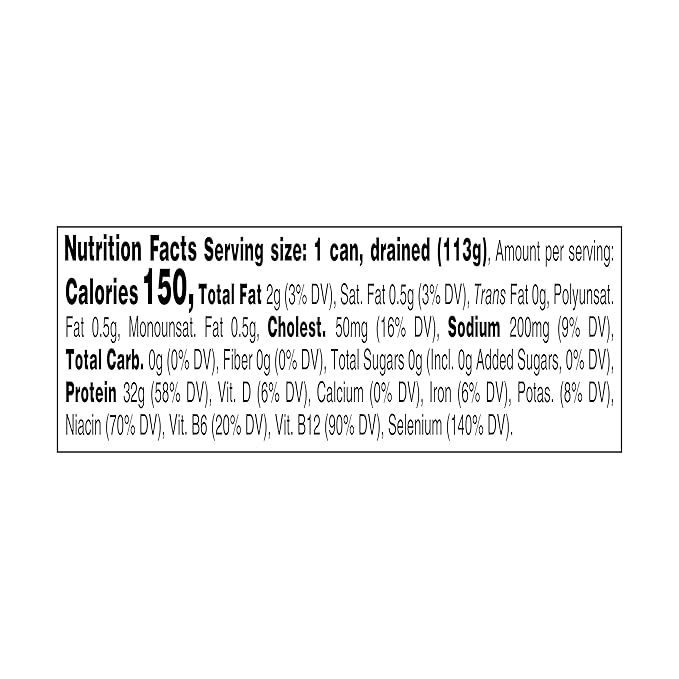 Blue Harbor Fish Co. Wild Albacore Tuna in Water with No Salt Added, 4.6 Ounce