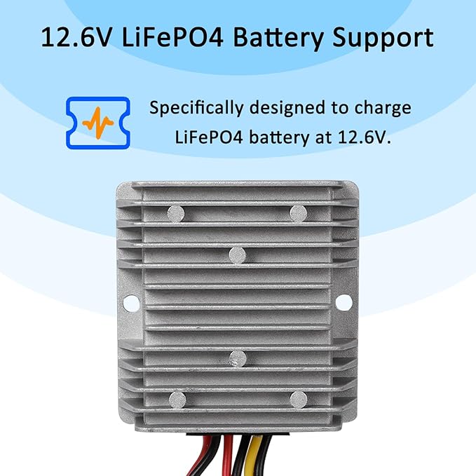 20 Amp 12.6V 300W MPPT Solar Charge Controller 99% LiFePO4 Lithium Iron Phosphate Battery