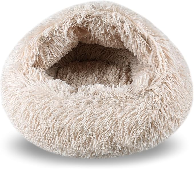 Cat Beds for Indoor Cats,Cat Cave for Puppy and Kitty,Calming Small Dog Bed for Small Dogs with