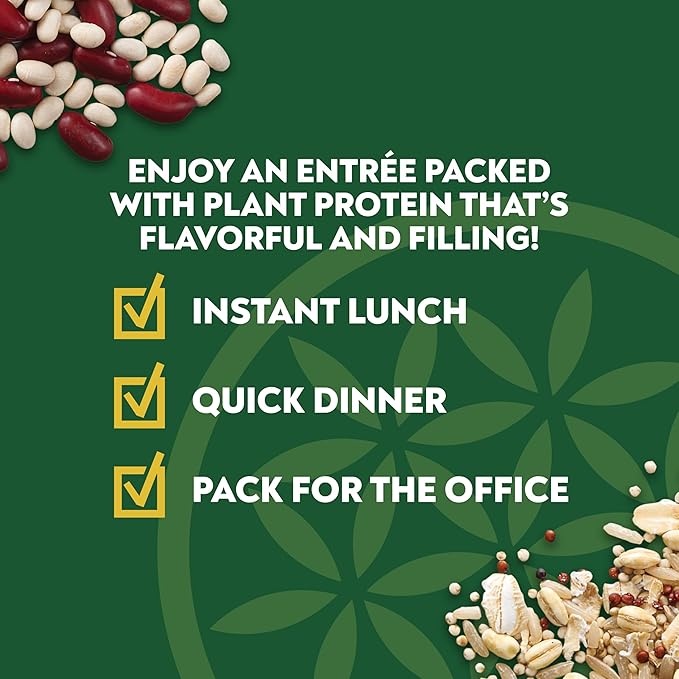 SEEDS OF CHANGE Organic Protein Bowl Harvest Herb, Prepared Entrée, Microwave in 90 Seconds, 9 oz