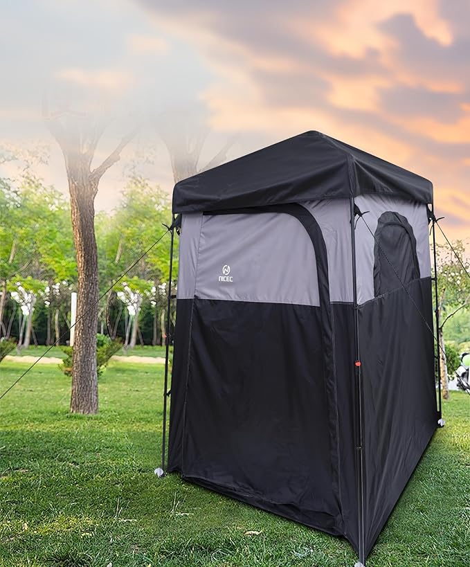 Nice C Camping Shower Tent, Instant Pop Up Privacy Changing Tent, Outdoor Shower Enclosure, Toilet
