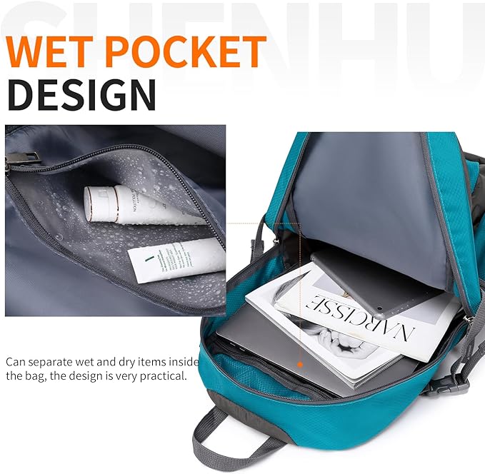 40L Hiking Backpack Lightweight Daypack Waterproof Travel Camping Backpack for Men Women Sport