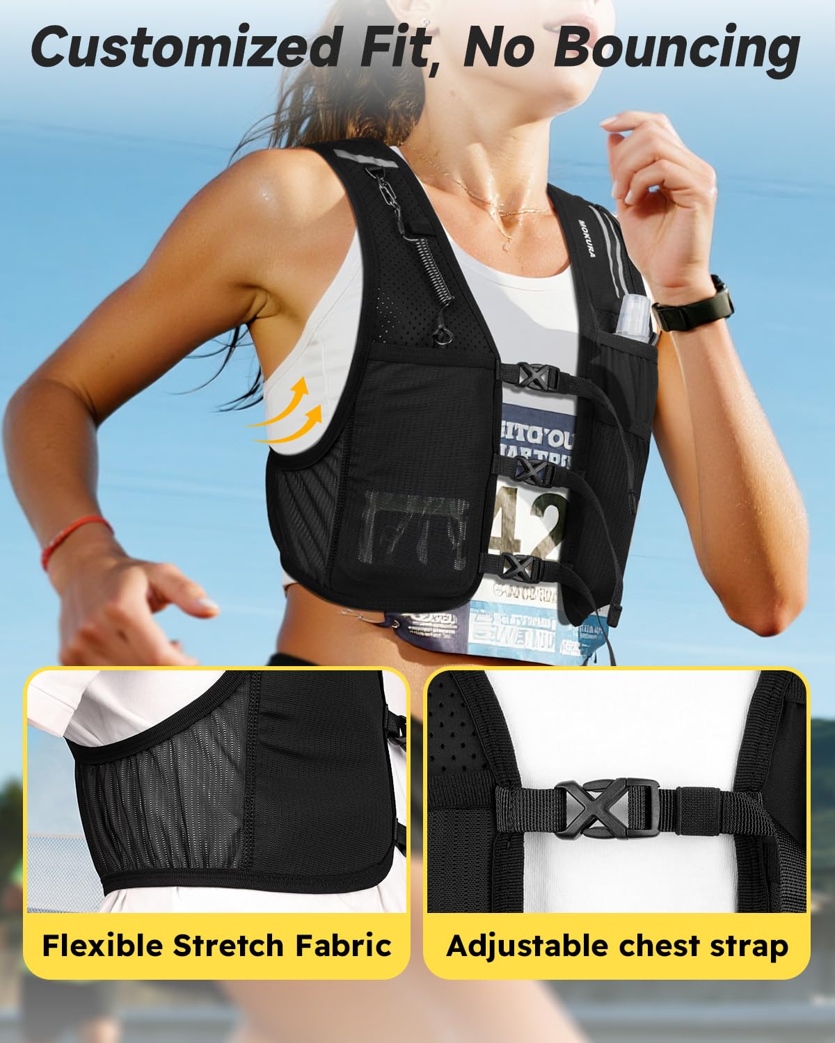 MOKURA Hydration Vest - 500ML - product view 2