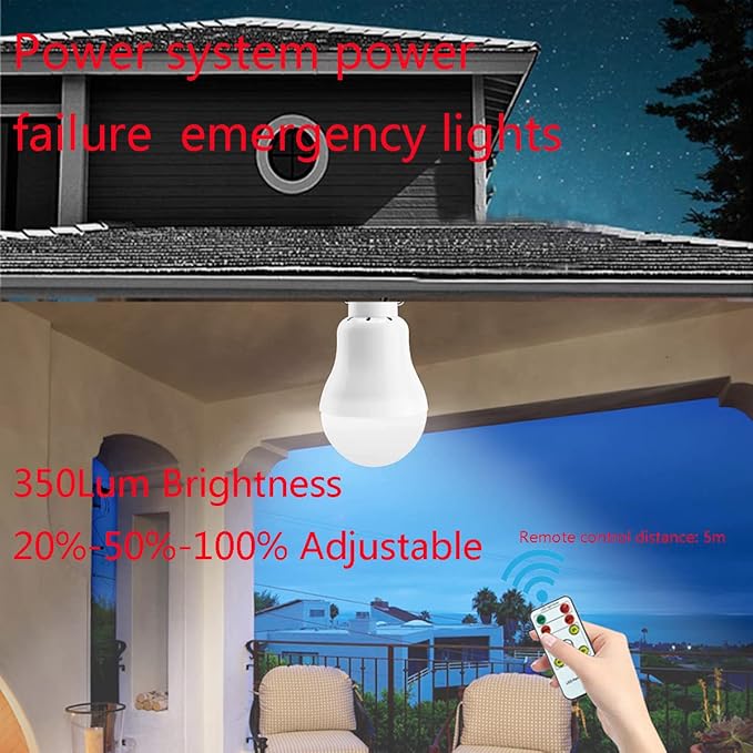 Solar Light Bulb Portable 350LM Solar Powered Camping Light Led Lantern Outdoor for Lamp Light