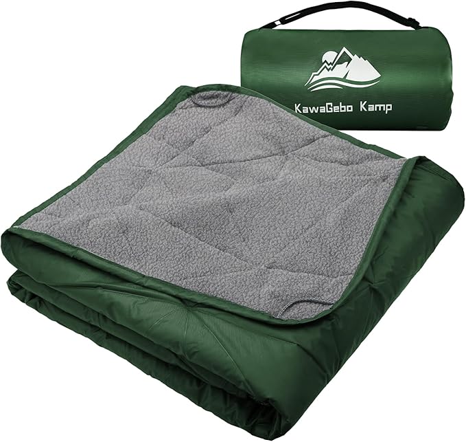 Outdoor Waterproof Blanket, Foldable Fleece Stadium Blanket for Outdoor Sports Event, Camping, Car