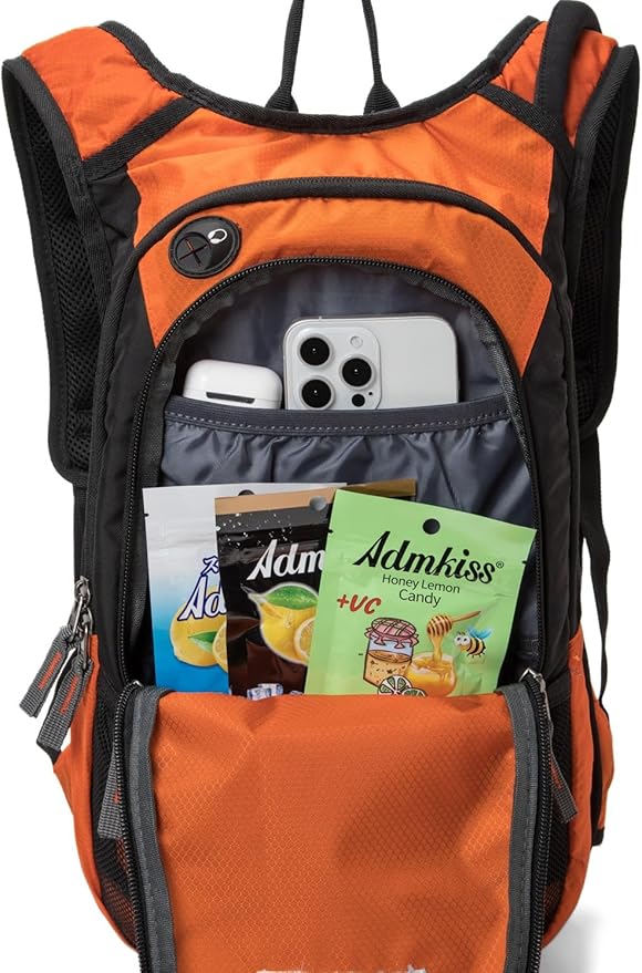 15L Insulated Hydration Backpack Pack with 2L Water Bladder Lightweight Hiking Backpack Bag for