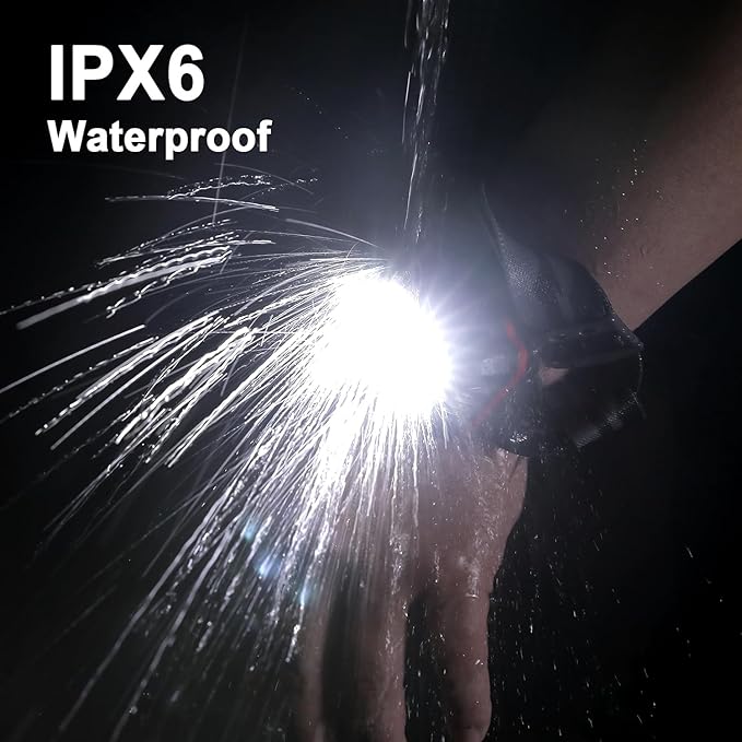 klarus HM1 IPX6 Waterproof Rechargeable Headlamp with Motion Sensor, 70 Hours Long Battery Life