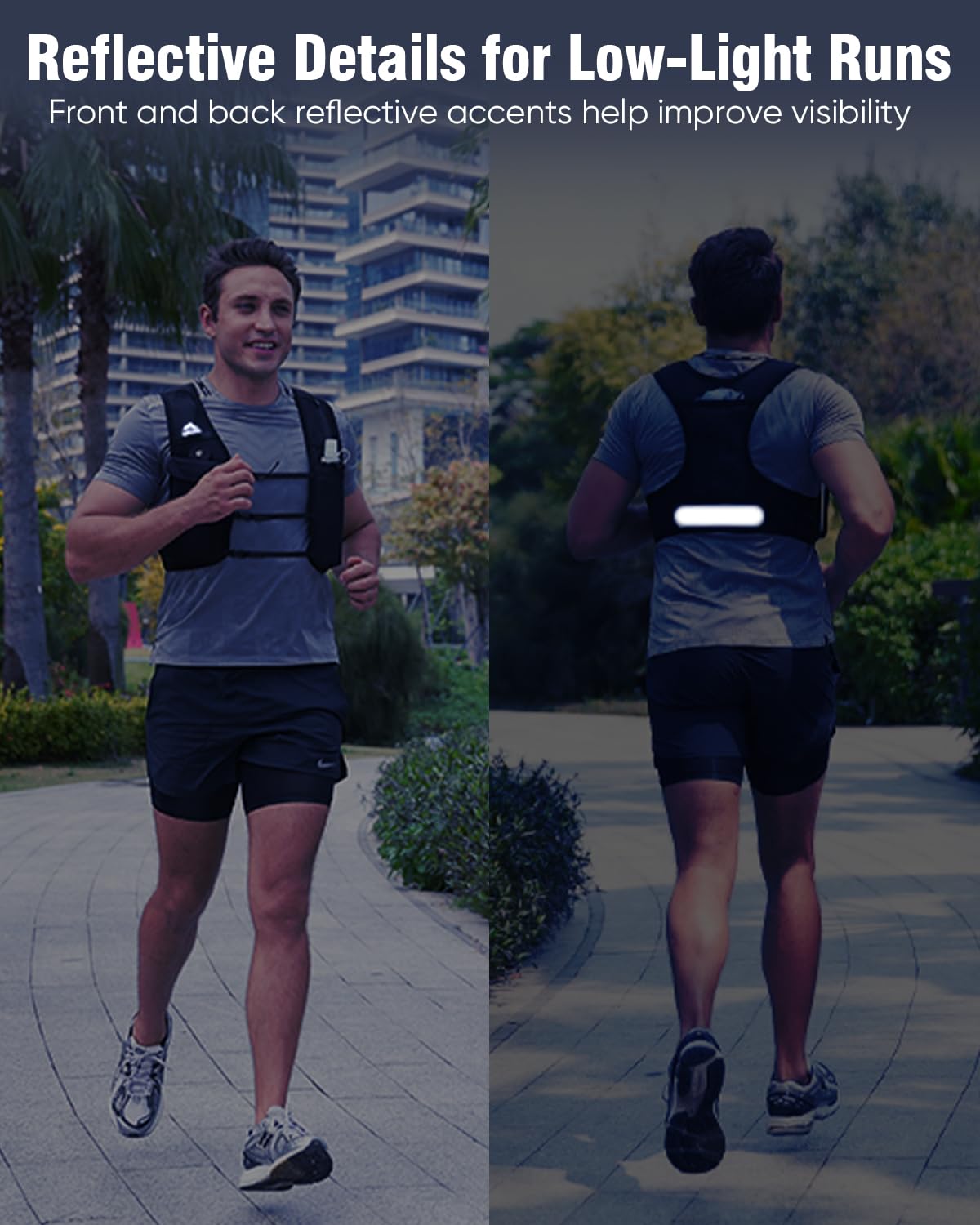 Zelvot Hydration Vest - M/L, Black - product view 5