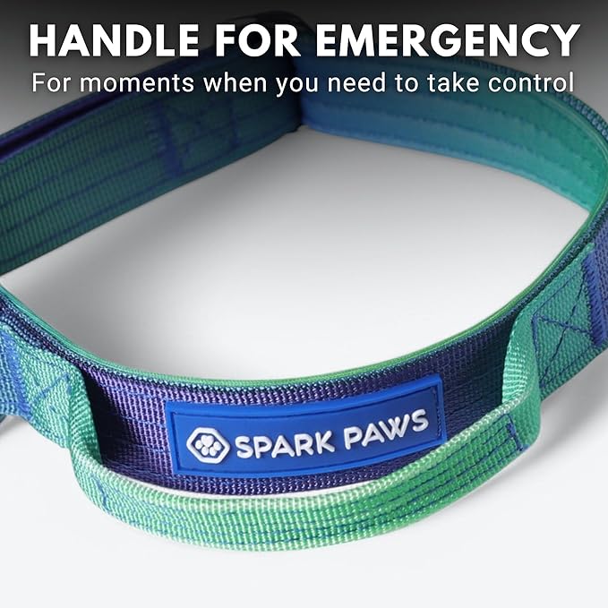 Spark Paws Tactical Dog Collar - Heavy Duty, Premium Quality, Thick and Durable for Large and