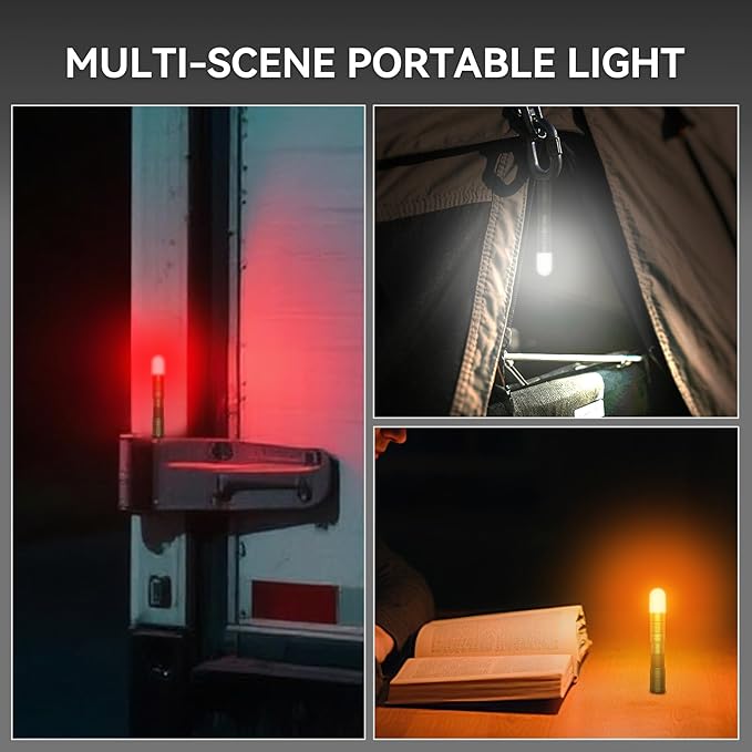 S21X Mini EDC Flashlight Rechargeable with Clip, 880 Lumens Super Bright AA Pocket Flashlight