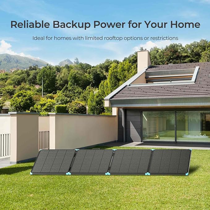 Renogy 400W Portable Solar Panel Suitcase, 23% High Efficiency Foldable Solar Charger for Power