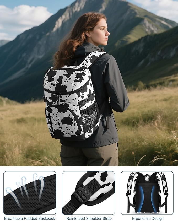 Cooler Backpack Insulated Waterproof,30 Cans Backpack Coolers Leakproof Lunch Backpack for Men