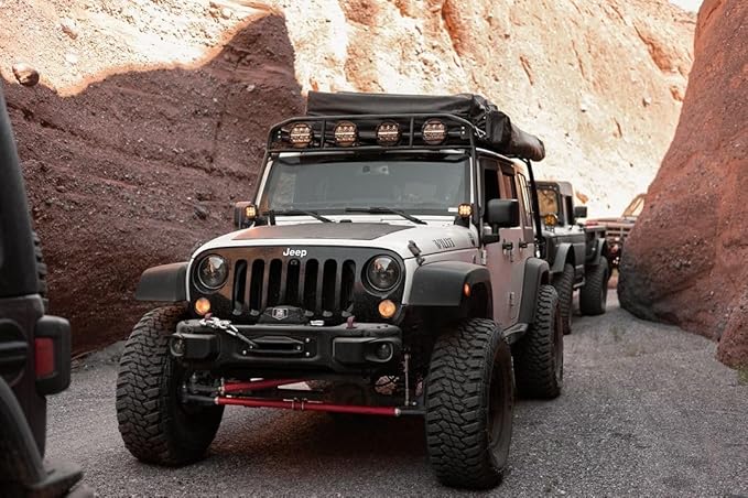 Lensun 105W 12V Hood Flexible Solar Panel for Jeep Wrangler JK (2007-2018) - Off Grid Solar Power