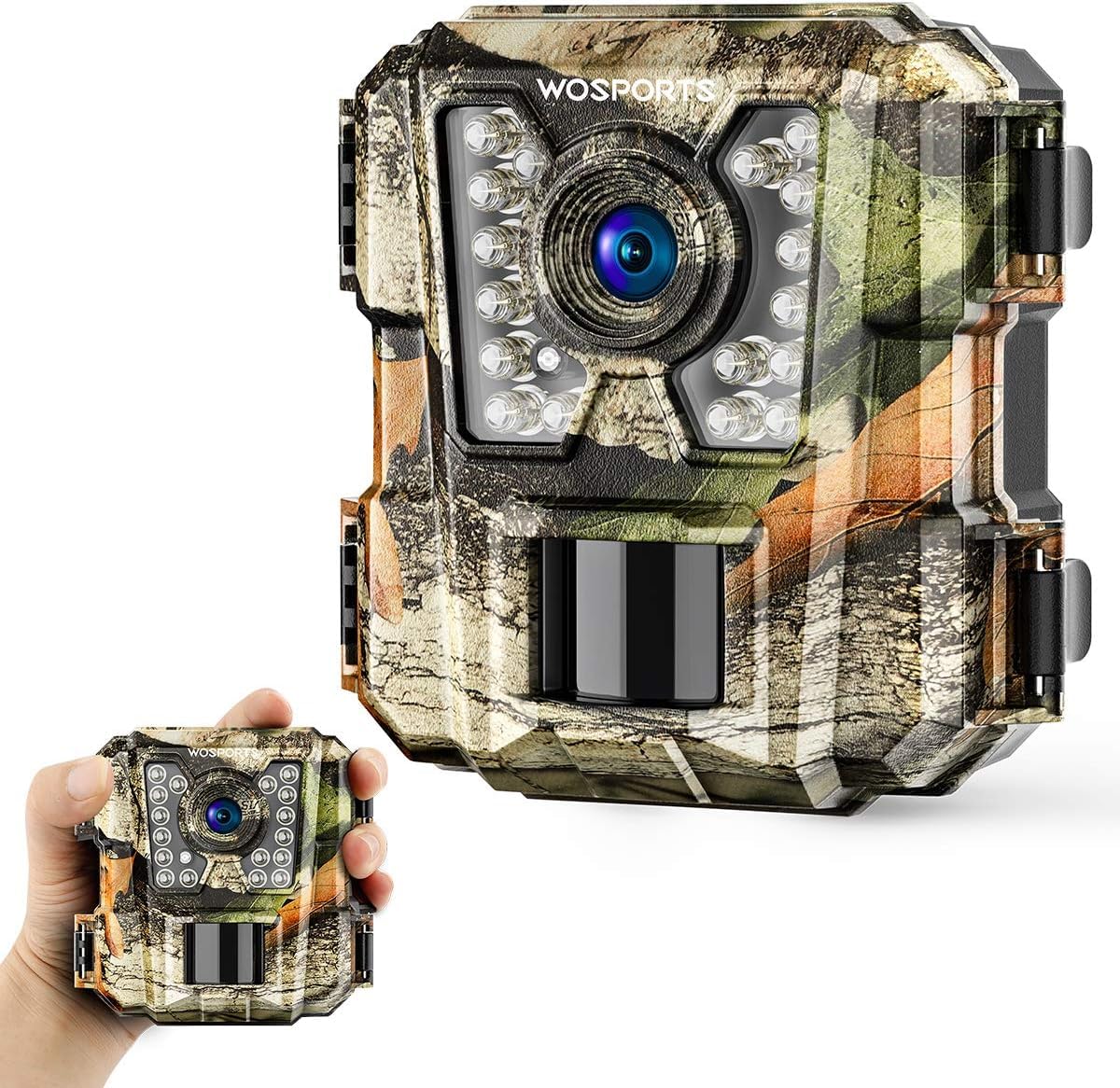 WOSPORTS Trail Camera - 24MP, 1080P, Mini, Waterproof - product view 1