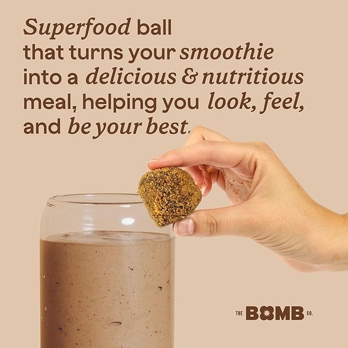 The Bomb Co. Blender Bomb, Java Jolt, Superfood Smoothie Mix With Coffee & Amino Acids for Energy