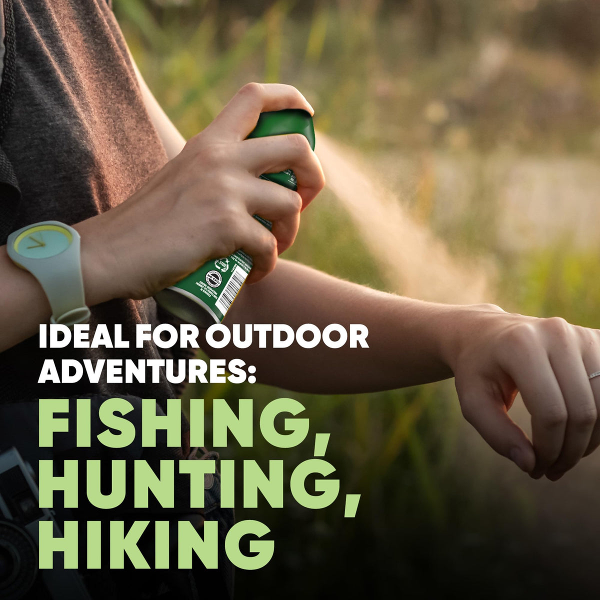OFF! Deep Woods Travel Size Insect Repellent Aerosol, Dry, Non-Greasy Formula, Bug Spray with Long