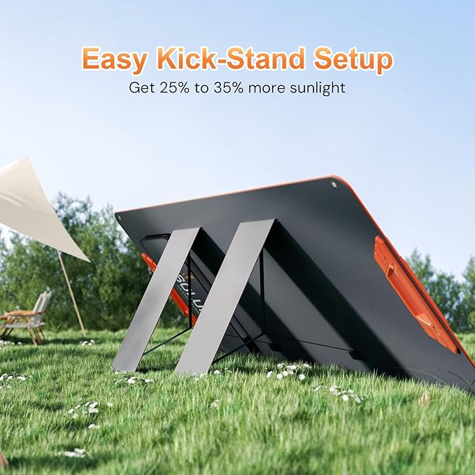 100W Portable Solar Panel for Power Station, 19.8V Foldable Solar Charger with DC/XT60/Anderson