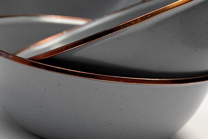 Barebones Enamel Bowl Set - Dish Set of 2 Bowls - Enamelware Set for Camping and Everyday Use
