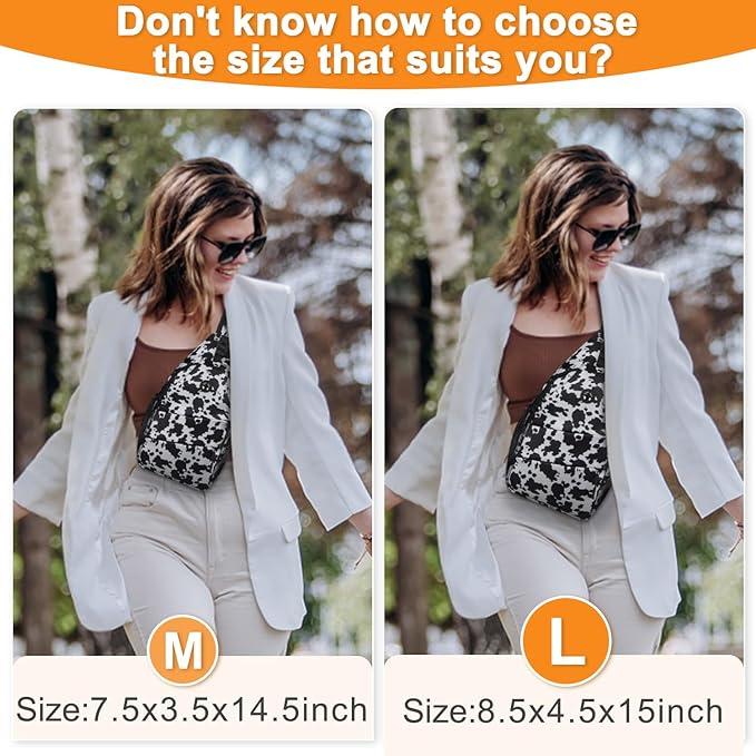 Crossbody Bags for Women Men Trendy Sling Bag Bakpack Casual Chest Bag with Convertible Shoulder