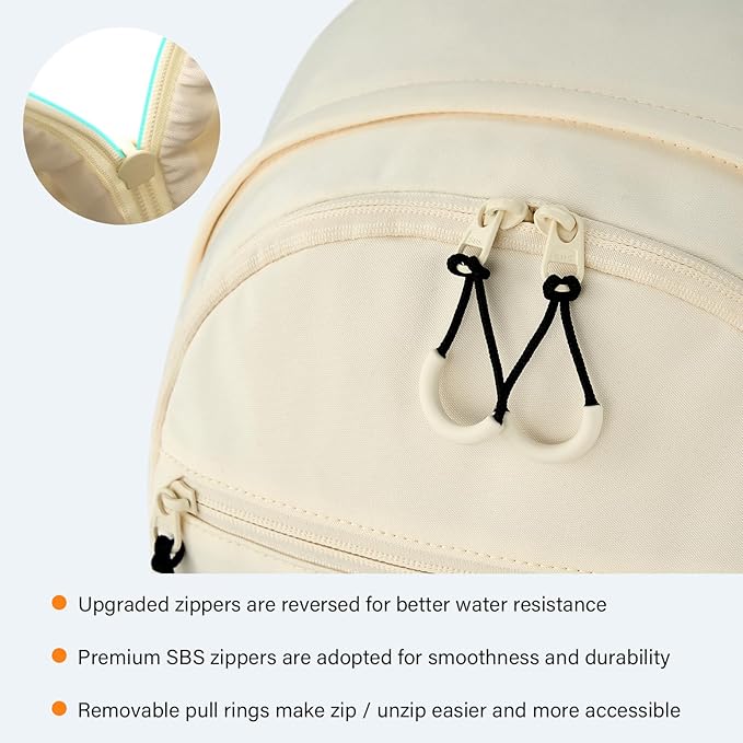 Carry On Travel Backpack For Women, 18 Inch Water Resistant Large Backpack Lightweight Bookbag For