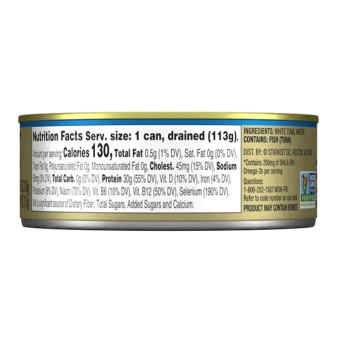 StarKist Selects No Salt Added Chunk White Albacore Tuna in Water, 4.5 oz (12 Pack) Canned Tuna