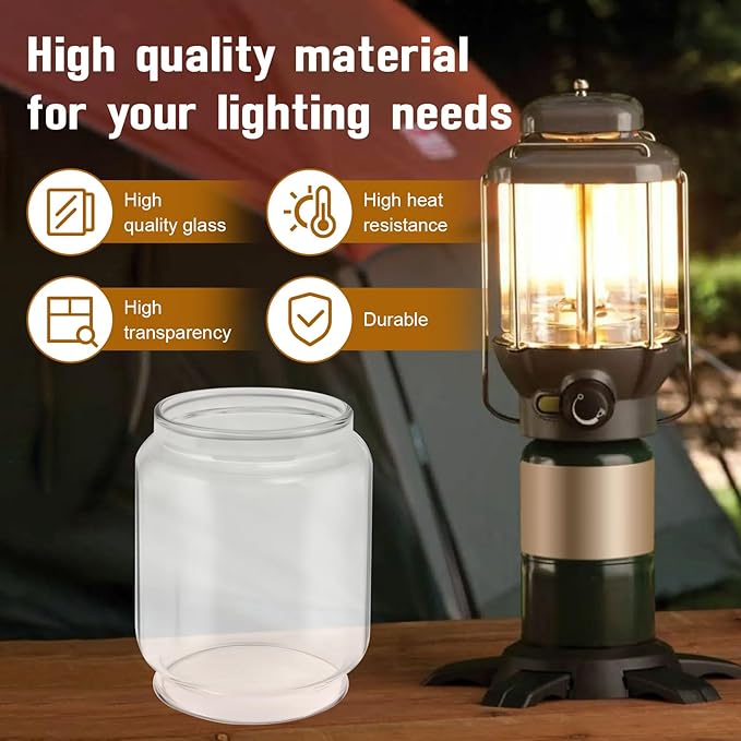 Replacement Lantern Globe for Coleman Max Northstar Lanterns, Coleman Lantern Parts Replacement