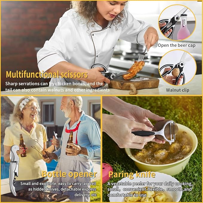 Camping Essentials Accessories Camping Gear Must Haves, Cooking Utensils Set Rv Camping Kitchen