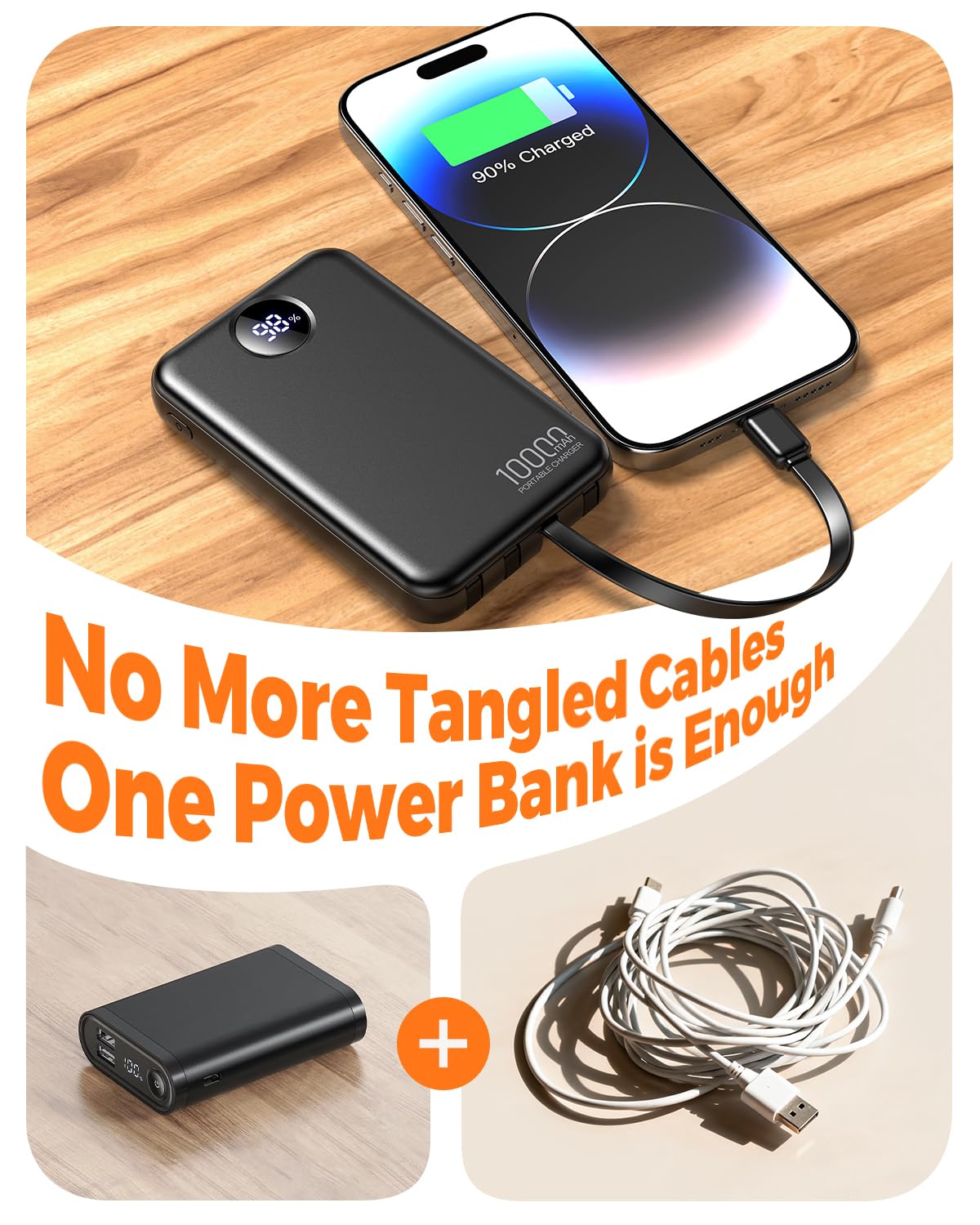 Zmmyuluo Portable Power Bank - 10000mAh - product view 2