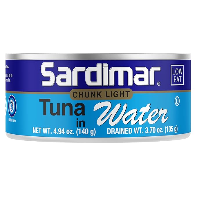 Sardimar Chunk Light Tuna (Water - Pack of 6) - Ready to eat meals in can