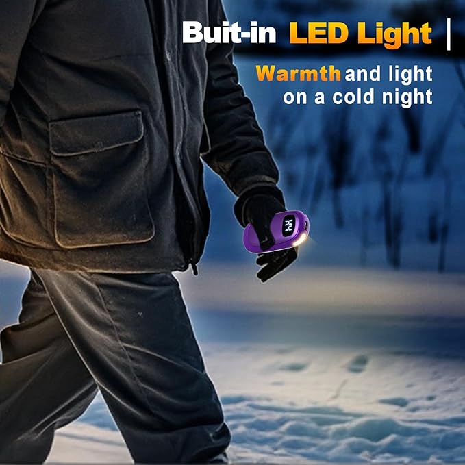 Hand Warmers Rechargeable - Electric Hand Warmers, Max 20 Hrs Warmth 4 Levels Heat Up to 131??