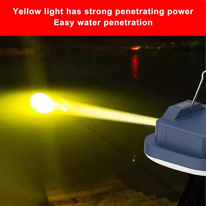 LED Camping Lantern Rechargeable TeiNewBy 1500LM 10000mAh up to 12-120 Hours Running, 4 Light