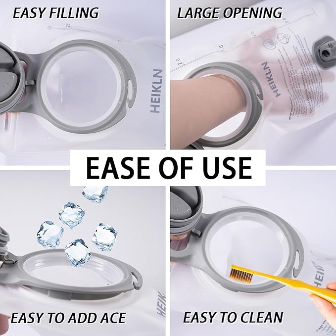 Hydration Bladder 1.5L-2L-3L,Leak Proof Water Reservoir, BPA Free Military Water Storage Bladder